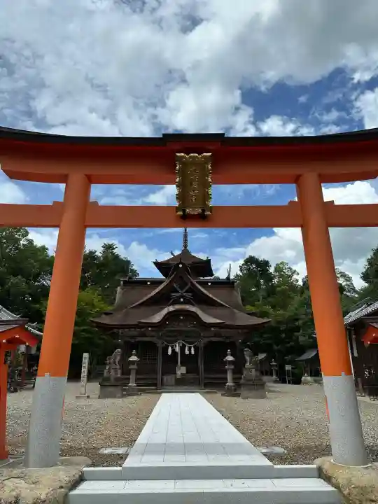 柏原八幡宮の鳥居