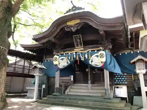 津田八幡神社の本殿・本堂