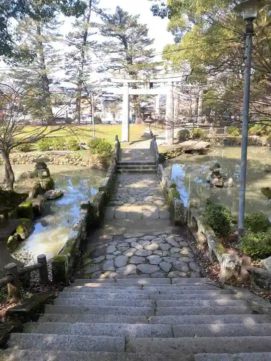 大原八幡宮の庭園