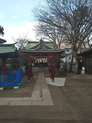 稲荷森稲荷神社の鳥居