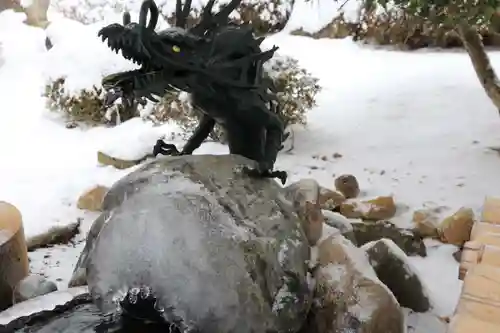 大鏑神社の手水舎