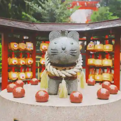 産泰神社の狛犬