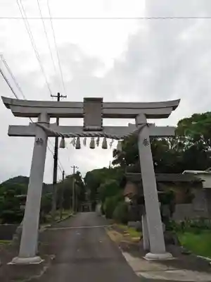 鴨部神社の鳥居