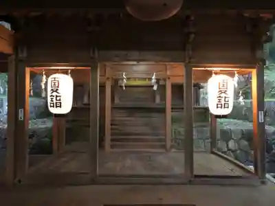 恵那神社の本殿・本堂