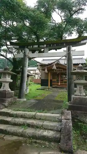 内山神社の鳥居