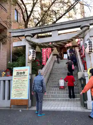 十番稲荷神社の鳥居