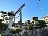 日永の追分(伊勢神宮遥拝所)の鳥居