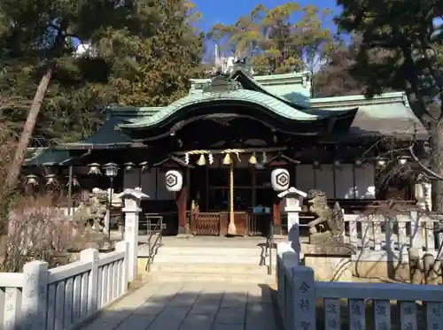 芦屋神社の本殿・本堂