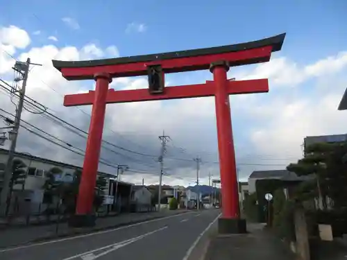 上野国一社八幡八幡宮の鳥居