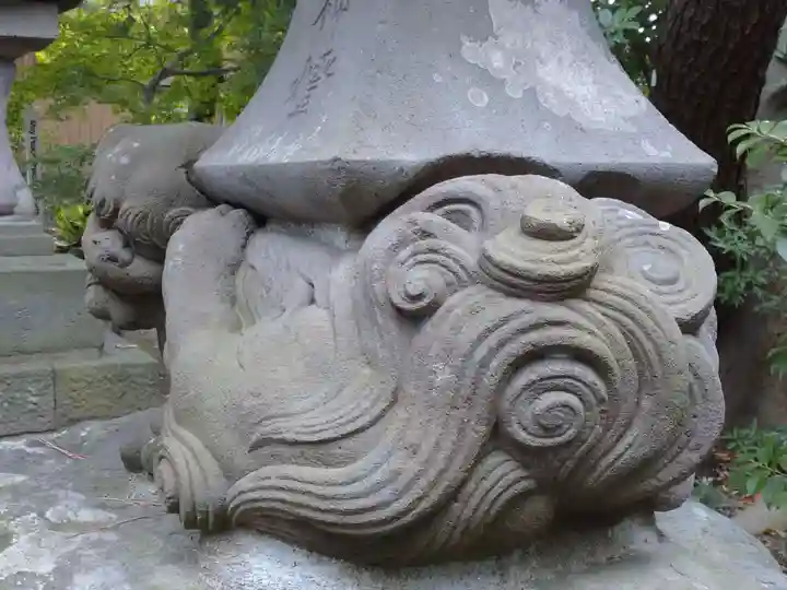 越谷香取神社の狛犬