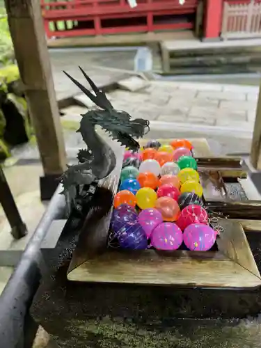 富士山東口本宮 冨士浅間神社の手水舎