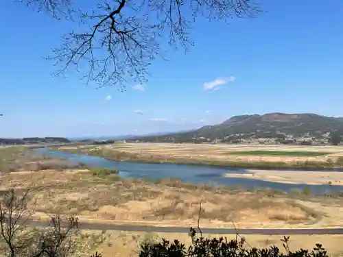 高館義経堂の景色