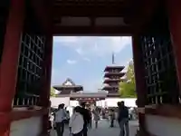 守屋祠(四天王寺境内社)の山門・神門