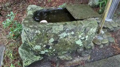 横倉神社の手水舎