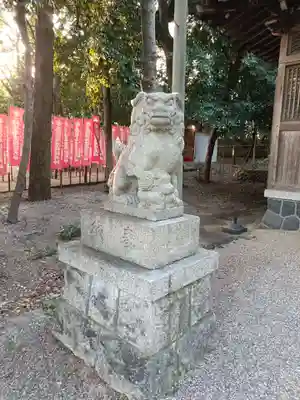 尾津神社の狛犬