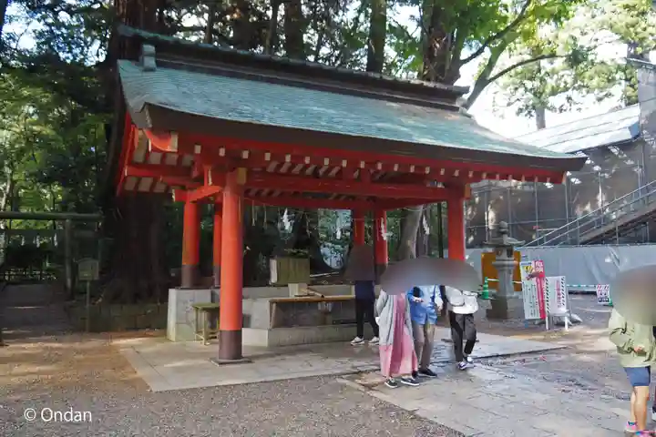 鹿島神宮の手水舎