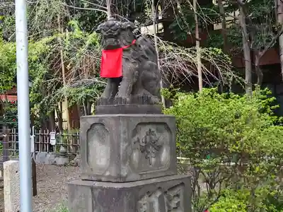 市谷亀岡八幡宮の狛犬