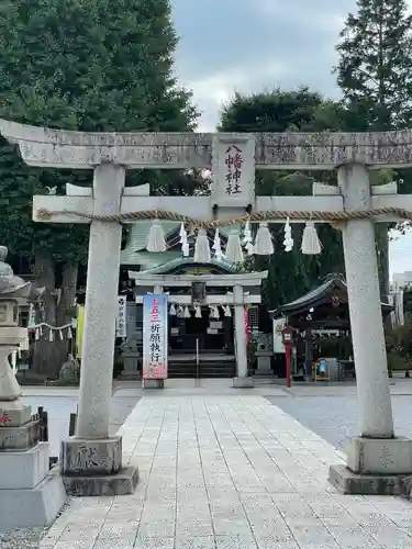 川越八幡宮の鳥居