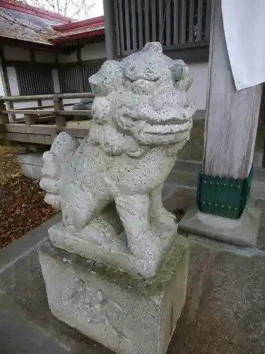 釧路一之宮 厳島神社の狛犬