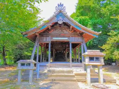 神明社（三丸渕三段割）の本殿