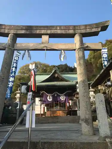 草津八幡宮の鳥居