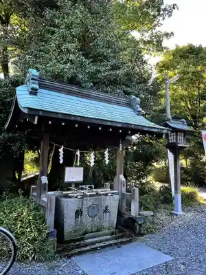 立川熊野神社の手水舎
