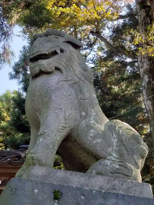 笹津神社の狛犬
