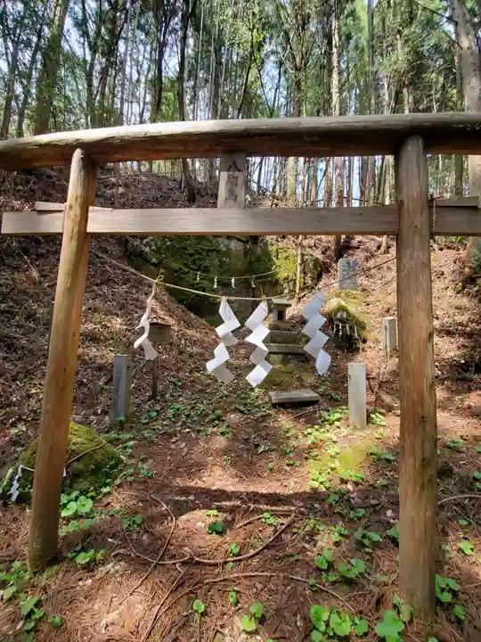 夏井諏訪神社の鳥居