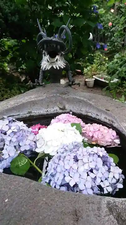 大蓮寺の手水舎