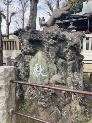 橋戸稲荷神社の狛犬