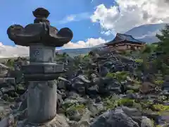 寛永寺別院浅間山観音堂 奥の院「炎観音」の景色