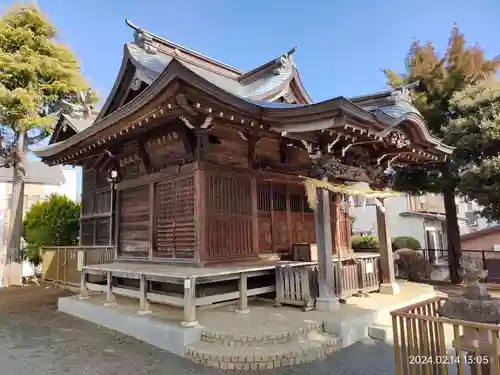 狭山神社の本殿