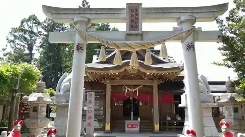 多田朝日森稲荷神社の鳥居