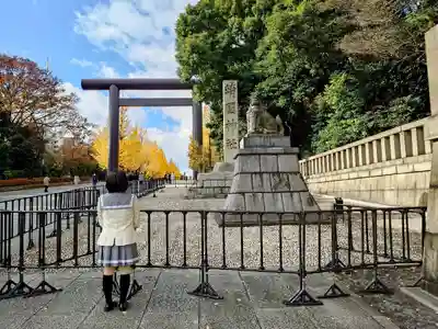 靖國神社の鳥居