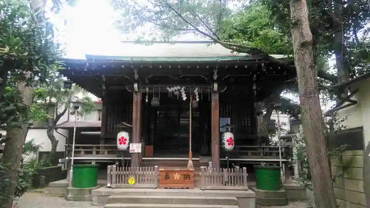 櫻木神社の本殿・本堂