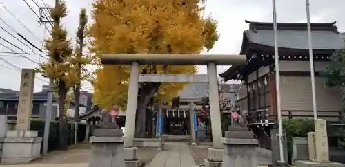 飛木稲荷神社の鳥居