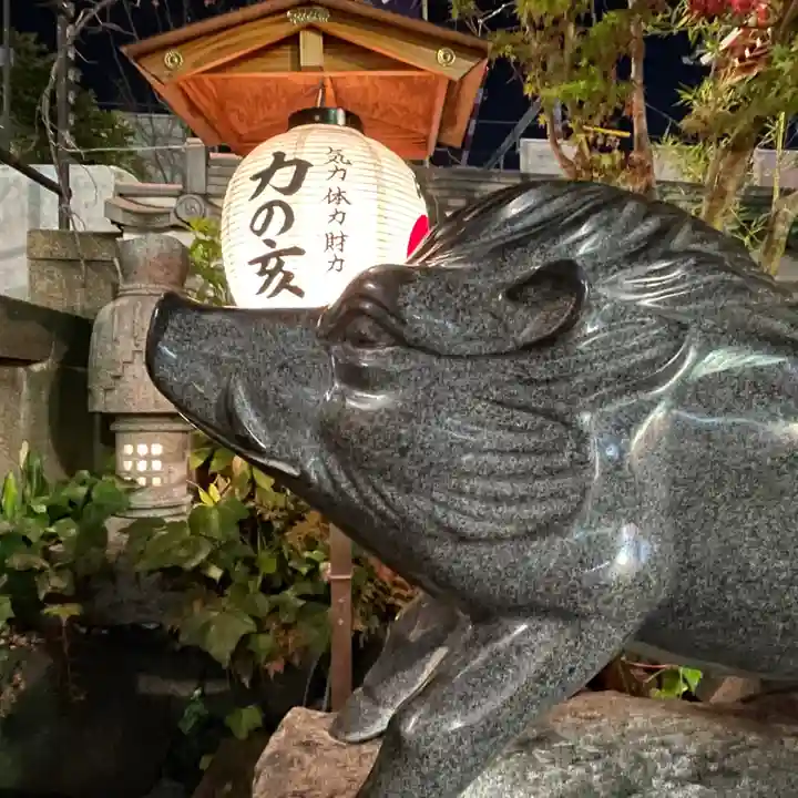 摩利支天 徳大寺の狛犬