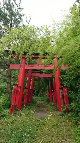 栗川稲荷神社の鳥居