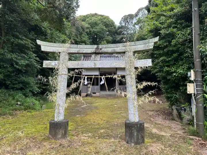 河上神社の鳥居