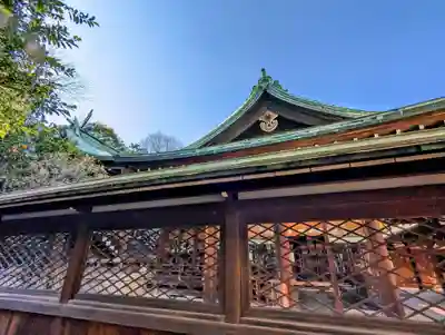 白金氷川神社の本殿・本堂