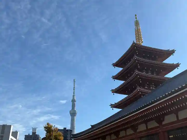 浅草寺の塔
