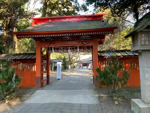 息栖神社の山門