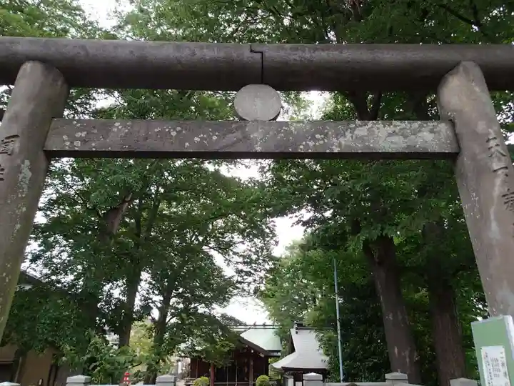 西台天祖神社の鳥居