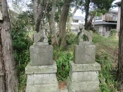 妙劍神社の狛犬