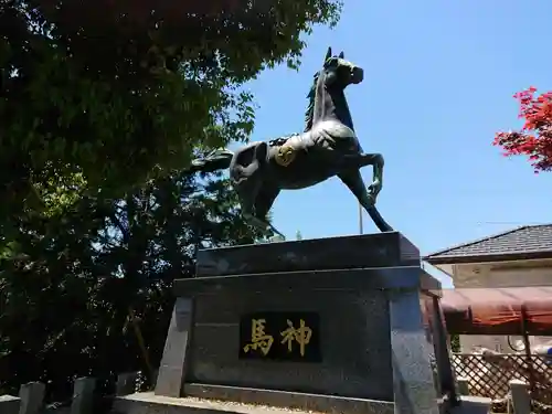 神明神社の狛犬