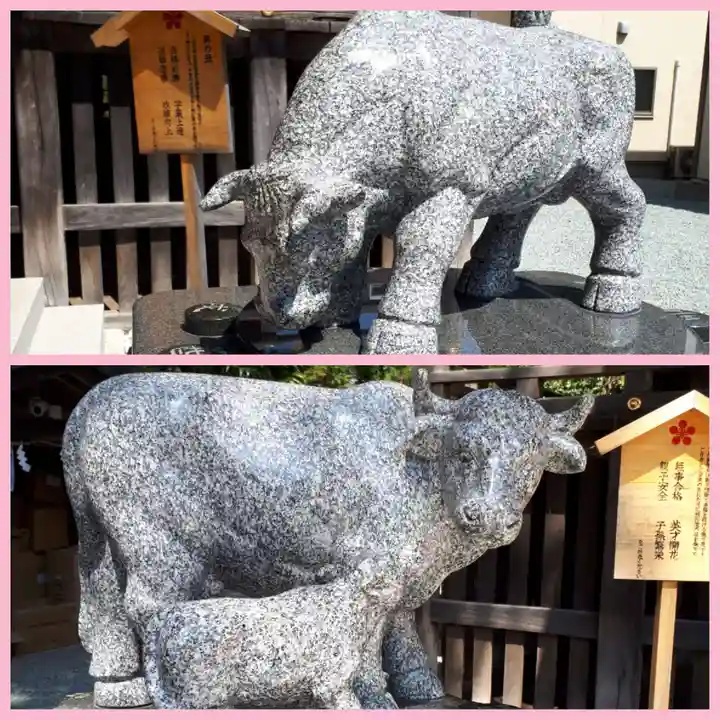 榴岡天満宮の狛犬