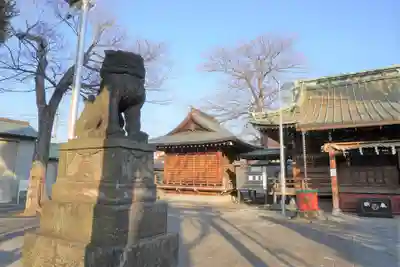 岩淵八雲神社の狛犬