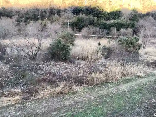 神明・白山社相殿の周辺