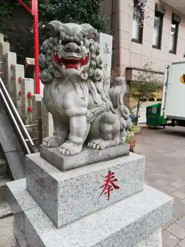 三田春日神社の狛犬