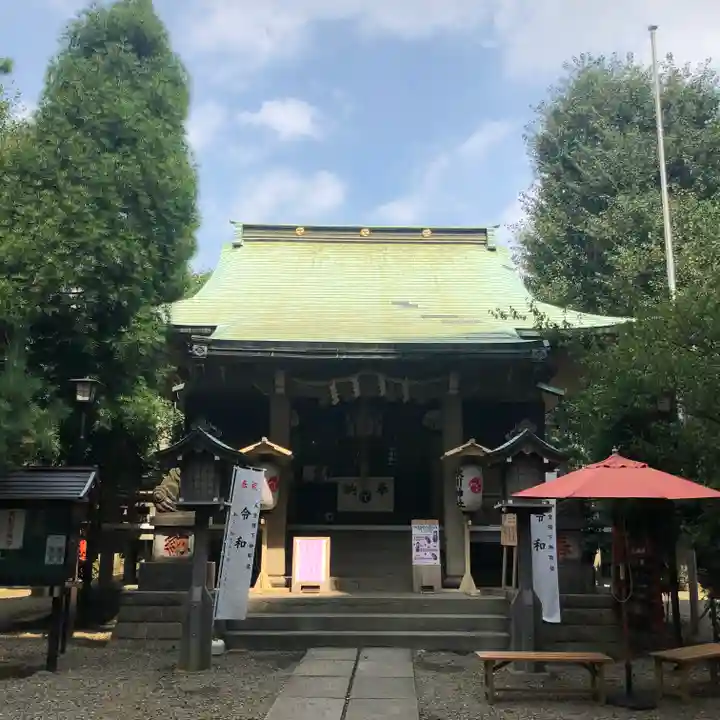 上目黒氷川神社の本殿・本堂